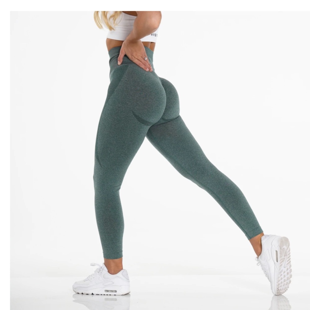 Forest Green Contour Seamless Leggings